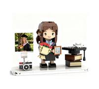 Custom Portrait Building Blocks Figure Set, Photo Puzzles Personalized, Customize Portrait Photo Puzzle For Adults Kids, Unique Creative Gift For Wedding, Anniversary, Birthday, Or Valentine's Day(Siz