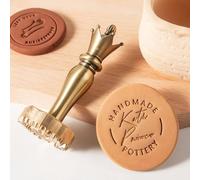 Custom Pottery Stamp, Clay Signature Custom, Personalized Pottery Stamp, Brass Stamp for Pottery, Logo Stamp for Ceramic, Letter Stamps for Clay, Brass Mold for Clay