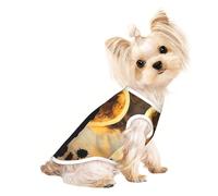 Custom Print Dog Vest for Small Dogs, Breathable Mesh Cat Shirt, Sleeveless Pet T-Shirt for Small Breed Puppies & Cats Lonely Silhouette Large