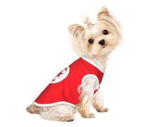 Custom Print Dog Vest for Small Dogs, Breathable Mesh Cat Shirt, Sleeveless Pet T-Shirt for Small Breed Puppies & Cats Tunisian Flag Small