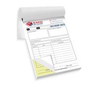 Custom Printed A5 Duplicate Delivery Note, 50 Duplicate Sets, NCR Business Forms, Full Colour Printing