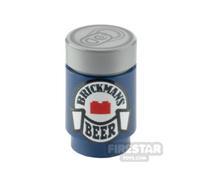 Custom Printed Accessory Brickmans Beer Can DARK BLUE