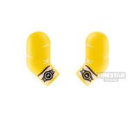 Custom Printed Arms Doc Brown YELLOW