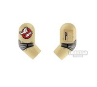 Custom Printed Arms Ghosthunters with Elbow Pads TAN
