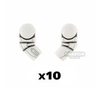 Custom Printed Arms SW Clone Trooper V2 10 Pair Pack WHITE