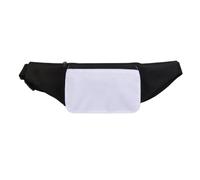 Custom Printed Blank Waist Bag DIY Heat Transfer Fanny Pack Crossbody Bag for Men Women Gift for Artist Unique, Black, 4 Pieces