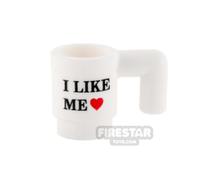 Custom Printed Cup I Like Me WHITE