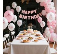 Custom Printed Halloween Latex Balloons - Personalised 12 Inch Party Balloons with Spooky Patterns for Halloween Decorations, Party Atmosphere, Kids Events & Monochrome Party Decor (B 200pc)