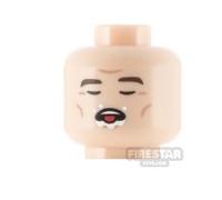 Custom Printed Head Patriotic Supe Milk-Loving and Perplexed LIGHT FLESH