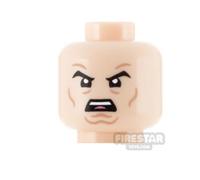 Custom Printed Head SH Animated Monarch Angry LIGHT FLESH