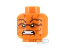 Custom Printed Head SH Cranky Clobberer Angry ORANGE