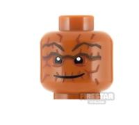 Custom Printed Head SH Cranky Clobberer Smile DARK ORANGE