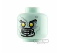 Custom Printed Head SH Undead Billionaire Inventor LIGHT AQUA