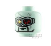 Custom Printed Head SH Undead Gliding Captain LIGHT AQUA