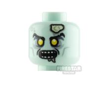 Custom Printed Head SH Zombie Archer LIGHT AQUA