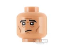 Custom Printed Head SW Clone Trooper Tired FLESH