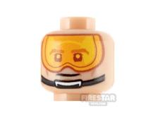 Custom Printed Head SW Rebel Pilot Monsbee LIGHT FLESH