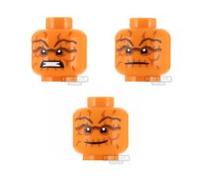Custom Printed Heads SH Cranky Clobberer 3 Pack ORANGE