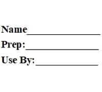 Custom Printed Labels - Personalised Stickers - Design Your Own or Choose a Design (50 Lables, Food Freezer Labels)