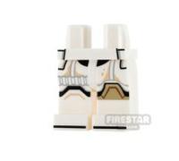 Custom Printed Legs SW Remnant Trooper with Dirt Stained Knee Pad WHITE