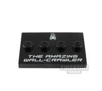 Custom Printed Minifigure Stand SH Amazing Wall-Crawler BLACK