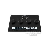 Custom Printed Minifigure Stand SH Reborn Vigilante BLACK