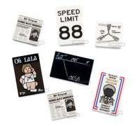Custom Printed Pack to the Future 3 Time Travelling Accessory 7 Pack MULTICOLOURED