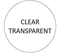Custom Printed Personalised Stickers Sticky Labels - 1000 30mm Round Circular - Your Choice of Text or Design (Clear Transparent Labels)