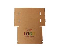 Custom Printed/Personalised Trojan C5 A5 Brown 222 x 229 x 20mm Royal Mail Large Letter PIP Parcel Shipping Box Easy to Fold up Eco Friendly FSC Certified Biodegradable Recyclable (Pack of 50)