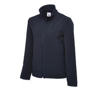 Custom printed Personalised UC612 full zip Soft Shell Jacket text logo workwear