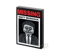 Custom Printed Tile 2x3 SH Reborn Lawyer Missing Poster BLACK