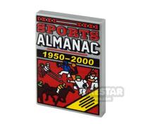 Custom Printed Tile 2x3 Sports Almanac Book LIGHT BLUEISH GRAY