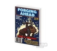 Custom Printed Tile 2x3 SW Forging Ahead Magazine WHITE