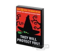 Custom Printed Tile 2x3 They Will Protect You Wicked Witch Poster BLACK