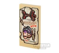 Custom Printed Tile 2x4 SW Boonta Eve Poster TAN