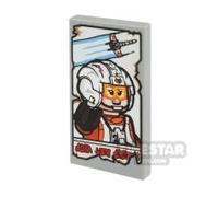 Custom Printed Tile 2x4 SW Join the Fight Rebels Poster LIGHT BLUEISH GRAY