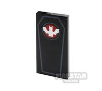 Custom Printed Tile 2x4 Vampire Coffin BLACK