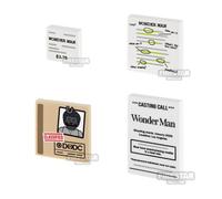 Custom Printed Tiles SH Hollywood Hero 4 Pack MULTICOLOURED
