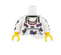 Custom Printed Torso SH Clown Prince Hoodie WHITE
