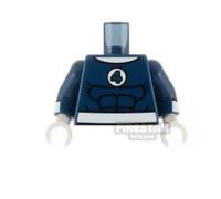 Custom Printed Torso SH Negative Fabulous Family Male DARK BLUE