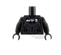 Custom Printed Torso SH Vigilante Suppression Unit BLACK