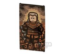 Custom Printed Window Glass 1x4x6 Slimy Sorcerer Painting TRANS CLEAR