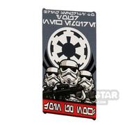 Custom Printed Window Glass 1x4x6 SW Imperial Stormtrooper Poster TRAN