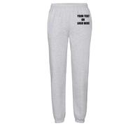 Custom Printed Your Text Fruit of the Loom Classic 80/20 Elasticated Sweatpants