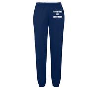 Custom Printed Your Text Fruit of the Loom Classic 80/20 Elasticated Sweatpants