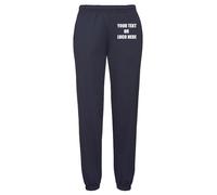Custom Printed Your Text Fruit of the Loom Classic 80/20 Elasticated Sweatpants