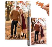 Custom Puzzles from Photo, Personalized Jigsaw Puzzle with Photo Text, Custom 300/500/1000 Pieces Puzzle, Puzzles Gift for Family, Couples, Pet, Wedding, Birthday, Christmas