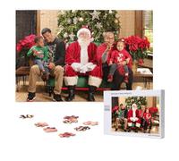 Custom Puzzles from Photos,300/500/1000 Piece Personalized Jigsaw Puzzle with Text - Unique Gift for Family, Pet, Birthday, Christmas & Halloween
