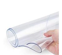 Custom PVC Table Cover Protector2mm Thick WaterResistant & Easy to Clean Tablecloth for Dining Room (100x300cm/39.4x118.1in) Durable Table Pad