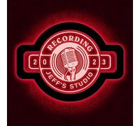 Custom Recording Studio Neon Sign, Recording Studio Light up Sign, Recording Studio LED Wall Decor, Recording Studio Art Wall Neon